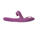 Adam & Eve Rose Gold Tappin' Rabbit Vibrator with a unique design for blended stimulation.