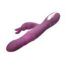 Adam & Eve Rose Gold G-Spot Rabbit Vibrator designed for dual stimulation with curling tip and clitoral ears.