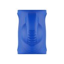 Adam & Eve Snail Vibrating Couples Cage in vibrant blue silicone design for enhanced pleasure.
