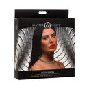 Master Series Possession Stainless Steel Locking Collar S packaging featuring a model with a sleek collar.