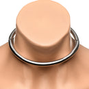 Master Series Possession Stainless Steel Locking Collar S displayed on a neck mannequin.