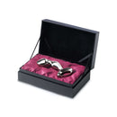 njoy Prostate Pfun Stainless Steel Plug elegantly displayed in a luxury box with satin interior for superior pleasure.