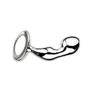 njoy Prostate Pfun Stainless Steel Plug showcasing its ergonomic design and polished finish.