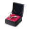 njoy Pure Stainless Steel Plug Small elegantly displayed in a luxurious gift box with red satin lining.