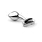 njoy Pure Stainless Steel Plug Medium designed for luxurious anal play with a smooth, shiny finish.