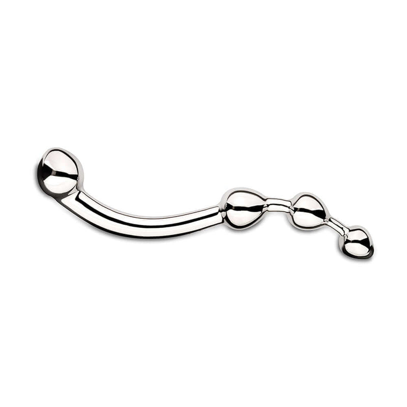 njoy Fun Stainless Steel Wand showcasing its polished stainless steel design for intimate exploration.