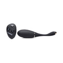Whisperz Voice Activated 10x Vibrating Egg With Remote and remote control displayed on a white background.