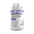Swiss Navy Climax For Her Enhancement Supplement 60 Count bottle for daily sexual wellness support.