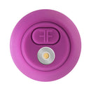 FemmeFunn Anniversary Ultra Bullet Vibrator Orchid close-up view of the button and design.