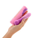 FemmeFunn Anniversary Ultra Bullet Vibrator Orchid held in hand with stylish packaging.