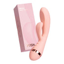 Vush Muse Rechargeable Waterproof Rabbit Vibrator next to its elegant packaging, designed for dual stimulation and pleasure.
