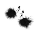 Adam & Eve Midnight Moods Collection Bondage Kit includes soft feathers and clamps for playful restraint.