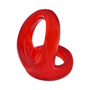 Adam & Eve Family Jewels 9 Piece Penis Ring Set - red silicone ring for enhanced support and pleasure
