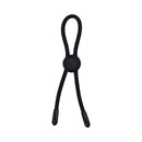 Adam & Eve Family Jewels 9 Piece Penis Ring Set black silicone ring for enhanced performance and support.