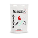 Adam & Eve Family Jewels 9 Piece Penis Ring Set packaging featuring silicone rings and enhancing tools.