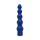 Adam & Eve Vibrating Power Bead Stick Blue, beginner-friendly beaded stimulator with adjustable vibration.