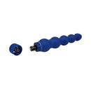Adam & Eve Vibrating Power Bead Stick Blue with graduated beads and adjustable vibration features.
