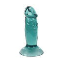Adam & Eve Booty Bumpers Dildo & Plug Kit - realistic teal dildo with smooth phallic tip for anal training.