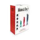 Adam & Eve Booty Bumpers Dildo & Plug Kit packaging featuring three anal toys with lifelike shapes.