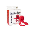 Adam & Eve Vibrating Rose Couples Triple Stimulator in elegant packaging with a textured design.