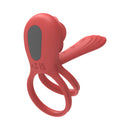 Adam & Eve Vibrating Rose Couples Triple Stimulator designed for shared pleasure and double stimulation.