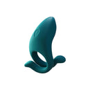 Dame Hug Vibrating Couples Ring Teal, a soft and comfortable couples ring designed for enhanced intimacy.