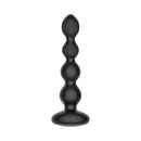 Nexus Tornado Large Rotating And Vibrating Anal Probe with tapered, rippled silicone shaft for dynamic sensation.