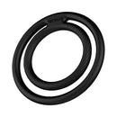 Nexus Double Enduro Silicone Cock and Ball Ring Black designed for enhanced erection support and comfort.