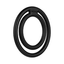 Nexus Double Enduro Silicone Cock and Ball Ring Black designed for enhanced erections and pleasure.