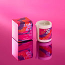 Love To Love Light My Fire Massage Candle Coconut 2.2 Oz with colorful packaging, perfect for sensual massages.