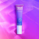 Love To Love Orgasm Rainfall G-spot Stimulating Gel 1 Oz packaging on a vibrant purple background.