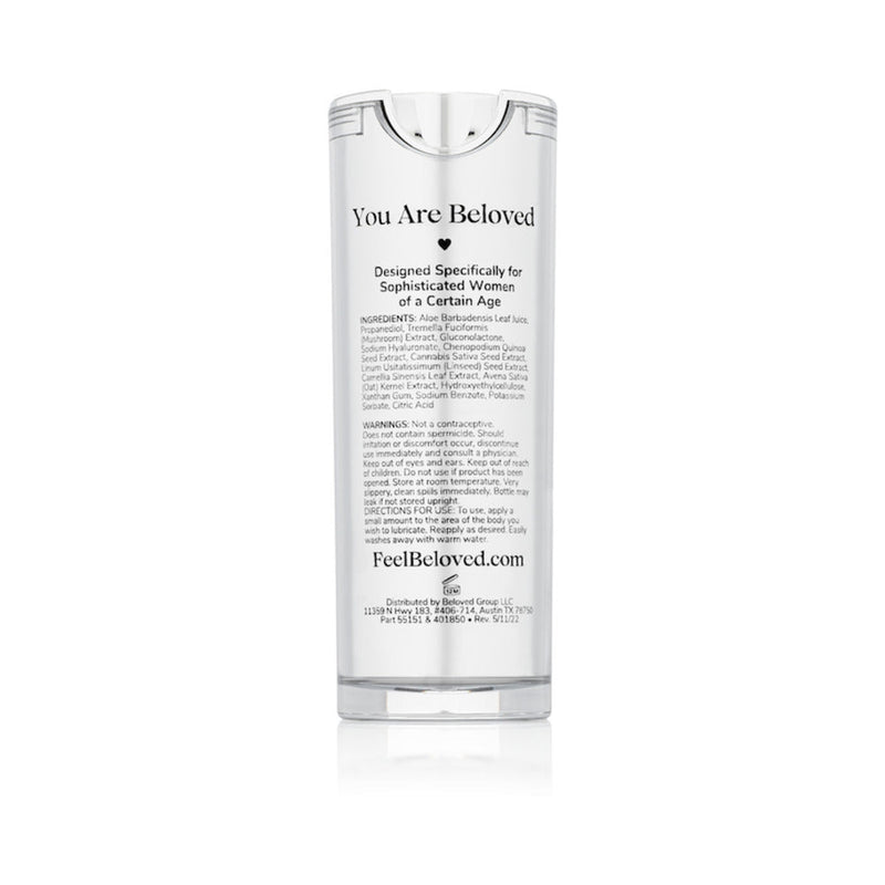 Beloved Luxurious Intimacy Serum 15 ml bottle, designed for sophisticated women, featuring nourishing ingredients.