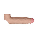 Shaft Vibrating Model F Penis Sheath Size 2 Pine, crafted from FLEXISKIN™ silicone for realistic feel and stimulation.