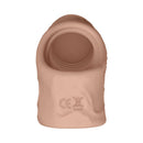Shaft Vibrating Model F Penis Sheath Size 2 Pine made of FLEXISKIN™ silicone for realistic feel and customizable vibration.