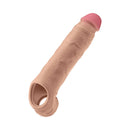 Shaft Vibrating Model F Penis Sheath Size 2 Pine - realistic texture and customizable vibration for enhanced pleasure.