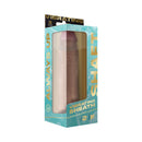 Shaft Vibrating Model F Penis Sheath Size 2 Pine in packaging with realistic design and flexible material.
