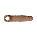 Shaft Vibrating Model F Penis Sheath Size 2 Oak, featuring realistic texture and customizable vibration for enhanced pleasure.