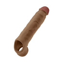 Shaft Vibrating Model F Penis Sheath Size 2 Oak designed for enhanced pleasure and customizable vibration.