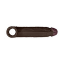 Shaft Vibrating Model F Penis Sheath Size 2 Mahogany showcasing realistic feel and advanced vibration features.