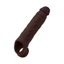 Shaft Vibrating Model F Penis Sheath Size 2 Mahogany featuring realistic texture and advanced vibration features.
