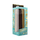 Shaft Vibrating Model F Penis Sheath Size 2 Mahogany in its packaging, showcasing realistic feel and advanced vibration features.
