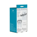 Me You Us The Extender Vibrating Hollow Strap-On Vanilla packaging with specifications and instructions.