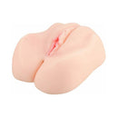 Miss Mia Premium Vibrating Realistic Masturbator Vanilla with realistic dual-entry design and soft body-safe material.