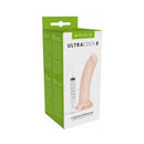 Ultra Cock 8 inches Realistic Squirting Dildo Vanilla packaging with syringe for filling.