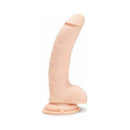 Me You Us Ultra Cock Realistic Dual Density Dildo 9 inch Vanilla with realistic texture and dual-density design.
