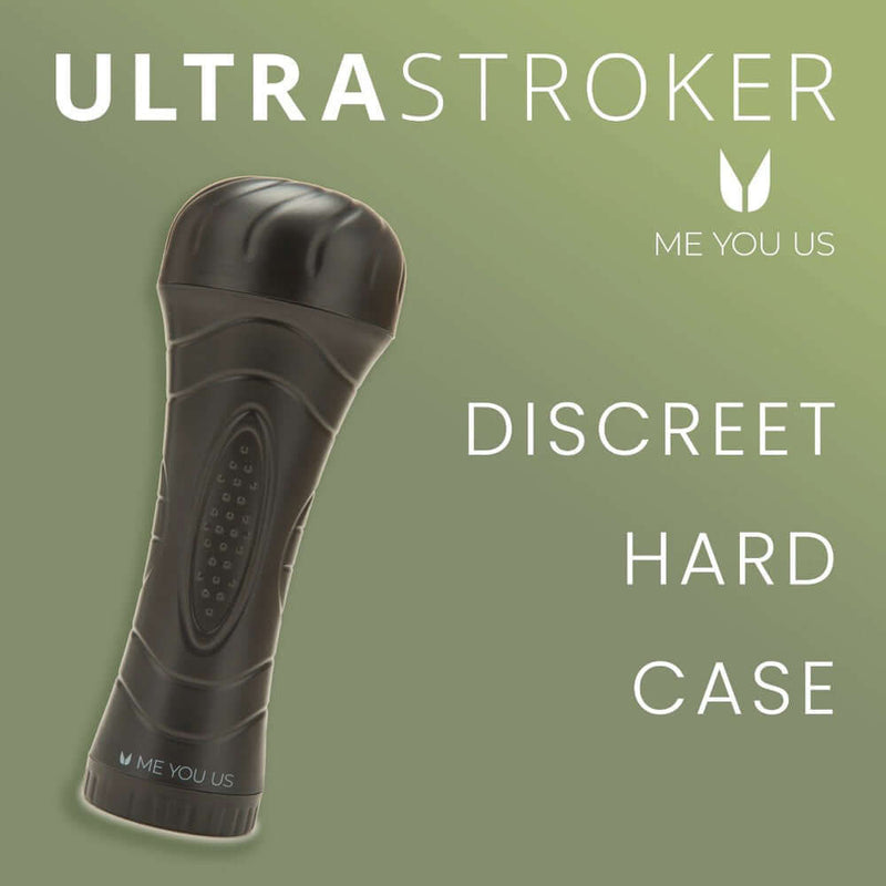 Me You Us Ultra Stroker Vagina Vanilla in a discreet hard case for ultimate pleasure and convenience.
