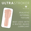 Me You Us Ultra Stroker Vagina Vanilla with realistic internal texture for intense pleasure