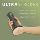 Me You Us Ultra Stroker Vagina Vanilla showing soft stretchy TPE and realistic texture for lifelike pleasure.