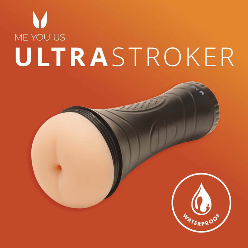 Me You Us Ultra Stroker Anal Vanilla male masturbator designed for realistic anal sensations and pleasure.
