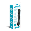 Me You Us Wand Massager Black packaging showcasing 12 vibration modes and ergonomic design for versatile stimulation.